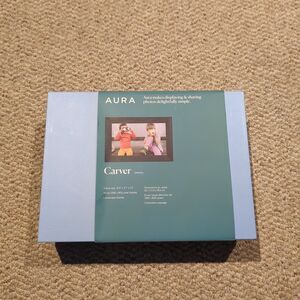 Aura Carver Digital Picture Frame Gravel